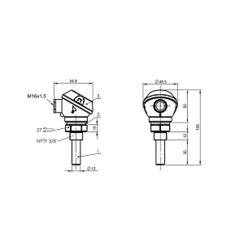 Емкостной датчик Balluff BCS S03T401-PSCFNH-KM16-T02