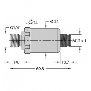 Датчик давления TURCK PT400R-2104-U1-H1143