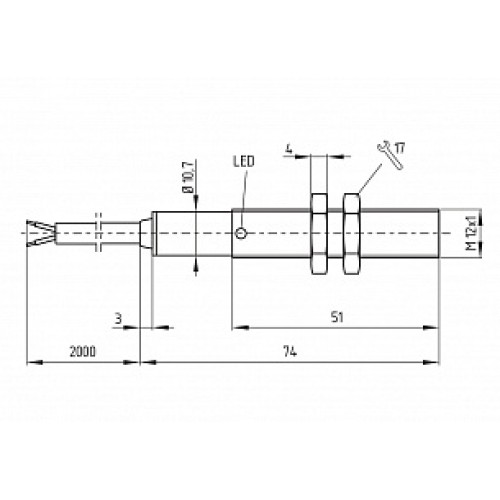 Индуктивный датчик Schmersal IFL4B-12-10