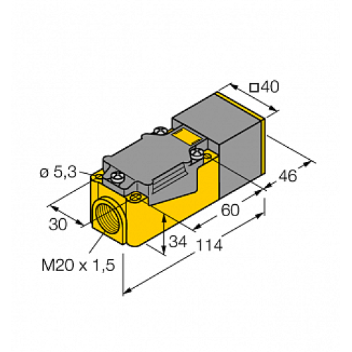 Индуктивный датчик TURCK NI25-CP40-LIU