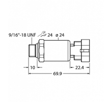 Датчик давления TURCK PT600R-2121-I2-AMPS1.5
