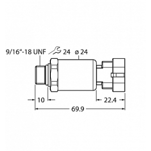 Датчик давления TURCK PT600R-2121-I2-AMPS1.5