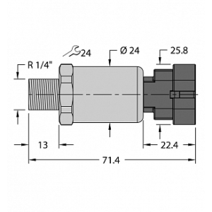 Датчик давления TURCK PT600R-2110-I2-AMPS1.5