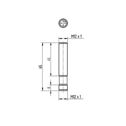 Индуктивный датчик Wenglor IB040DE65UB3