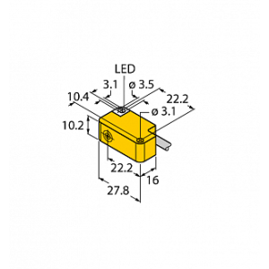 Индуктивный датчик TURCK BI2-Q10S-AP6X