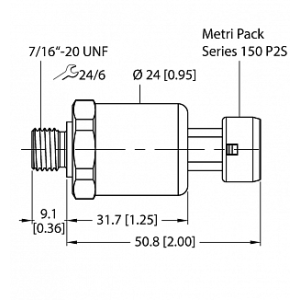 Датчик давления TURCK PT150PSIG-1105-U3-MP11