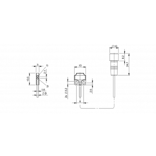 Оптоволоконный кабель Balluff BOH DK-R018-002-01-S49F