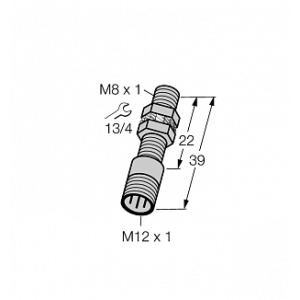 Индуктивный датчик TURCK BI1.5-EG08K-Y1-H1341