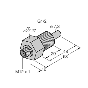 Датчик потока TURCK FCS-GL1/2A4-NAEX0-H1141