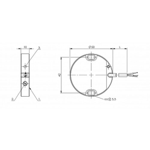 Емкостной датчик уровня Balluff BCS D50OO06-PSCFSC-EV02