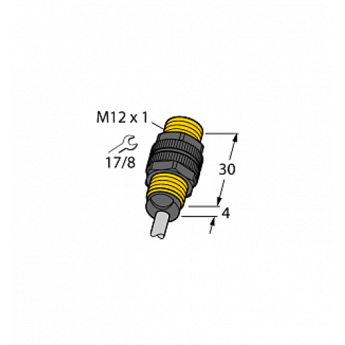 Индуктивный датчик TURCK BI2-P12-Y1/S100