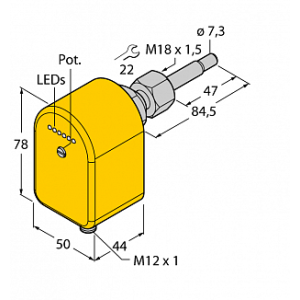 Датчик потока TURCK FCST-A4P-AP8X-H1141