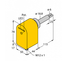 Датчик потока TURCK FCS-HA2P-LIX-H1141/AL115