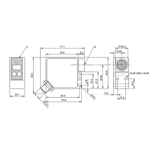 Люминесцентный датчик Balluff BLT 31M-001-U-S92