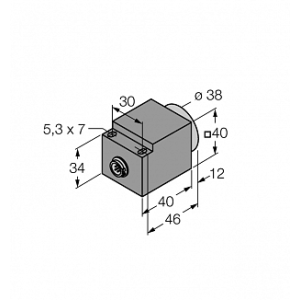 Индуктивный датчик TURCK NI25-CQ40-L1131/S1102