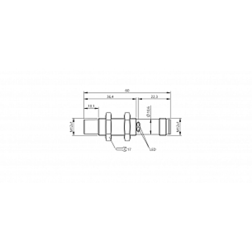 Емкостной датчик уровня Balluff BCS M12K4D2-GOM80G-S04G