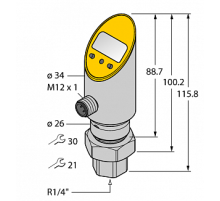Датчик давления TURCK PS010A-511-2UPN8X-H1141
