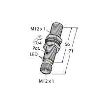 Емкостной датчик TURCK BC3-M12-AN6X-H1141