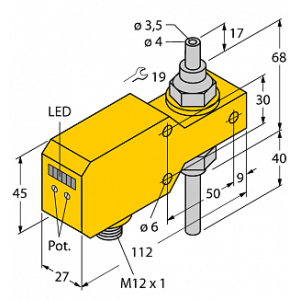 Датчик потока TURCK FCI-TCD04A4P-LIX-H1141