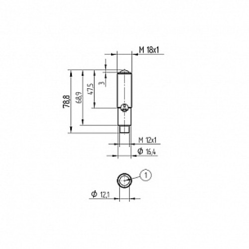 Оптический датчик Wenglor ZD600PCT3