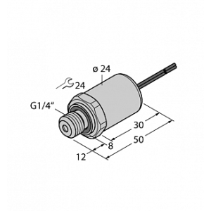 Датчик давления TURCK PT350R-2004-I2-WM0.5