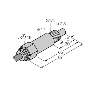 Датчик потока TURCK FCS-G1/4A4-NAEX0/L065