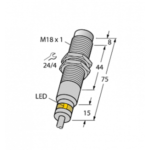 Индуктивный датчик TURCK NI7-EM18WD-AP6X/S929