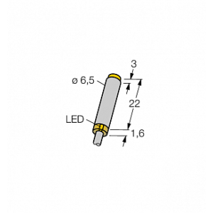 Индуктивный датчик TURCK NI3-EH6.5K-AN6X