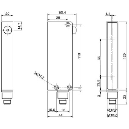 Световая завеса Micro Detectors BX80A/1P-0H9K