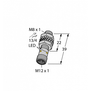 Индуктивный датчик TURCK BI2-EG08K-AP6X-H1341