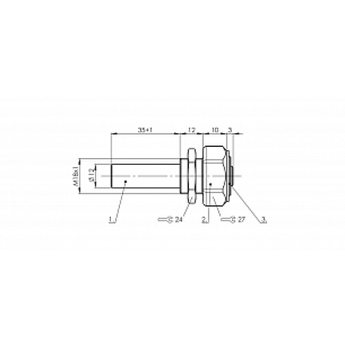 Емкостной датчик Balluff BCS S10T401-XXSFNC-SZ02-T07