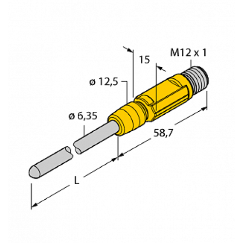 Датчик температуры TURCK TTM-206.35A-CF-LIUPN-H1140-L050