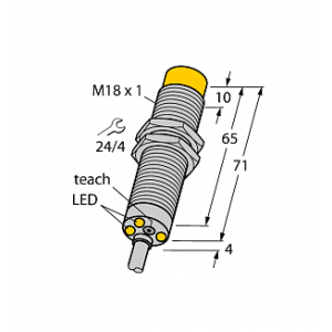  Индуктивный датчик TURCK DTNI12U-M18E-AP4X3