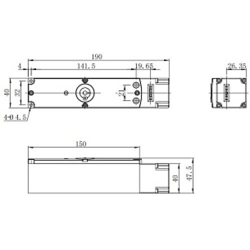 Дверной выключатель безопасности CYNDAR CDSD-T3PAM-11/11