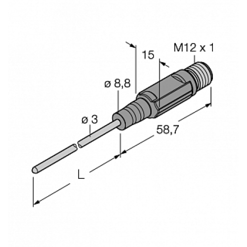 Датчик температуры TURCK TTM150C-203A-CF-LI6-H1140-L150-50/150A°C