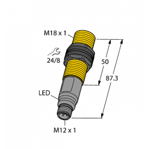 Емкостной датчик уровня TURCK BCT5-S18-UN6X2-H1151