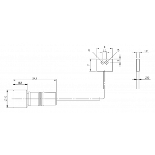 Оптоволоконный кабель Balluff BOH DI-R006-009-TF-01-S49F