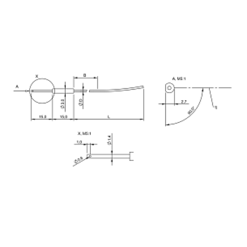 Оптоволоконный кабель Balluff BFO D13-LA-WB-EAK-05-02