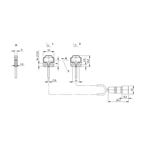 Оптоволоконный кабель Balluff BOH TK-R018-002-02-S49F