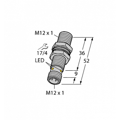 Индуктивный датчик TURCK BI3U-MT12-AP6X-H1141