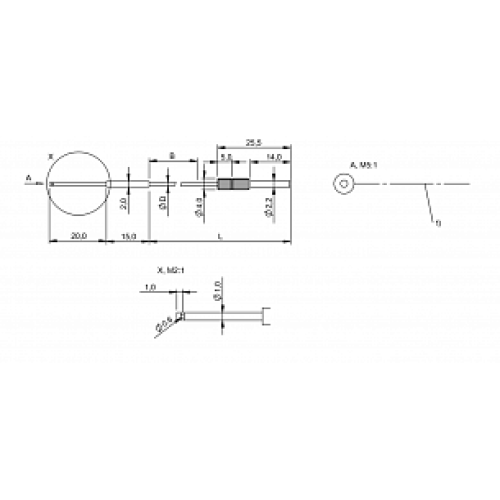 Оптоволоконный кабель Balluff BFO D13-LA-QB-EAK-05-02