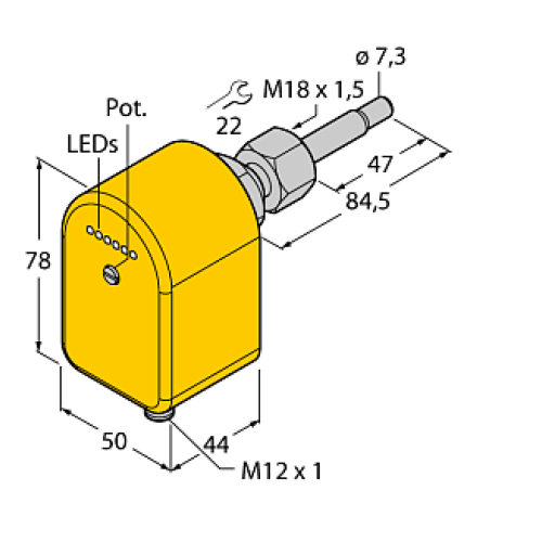 Датчик потока TURCK FCST-A4P-ARX-H1140