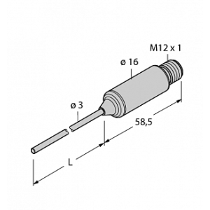 Датчик температуры TURCK TTMS-203A-CF-LIUPN-H1140-L150