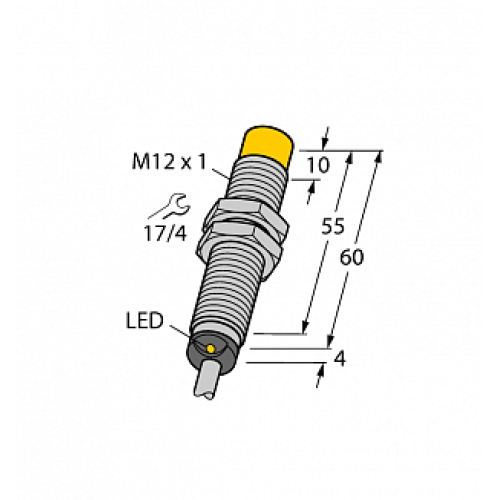 Индуктивный датчик TURCK NI8U-M12E-VP4X