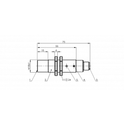 Емкостной датчик уровня Balluff BCS M18T4G2-POC15G-S04G