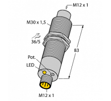 Индуктивный датчик TURCK EM30-AP6X2-H1141/S1102