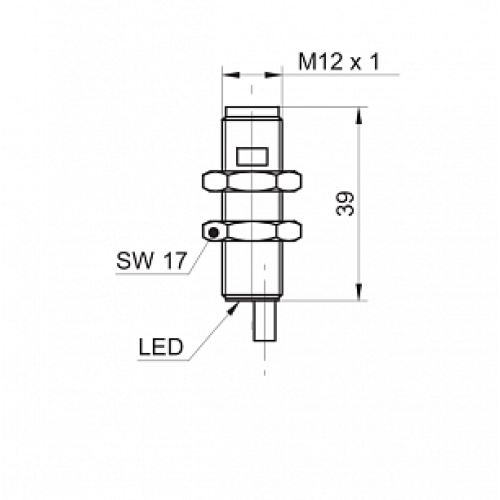 Емкостной датчик уровня Baumer CFAK 12N1103