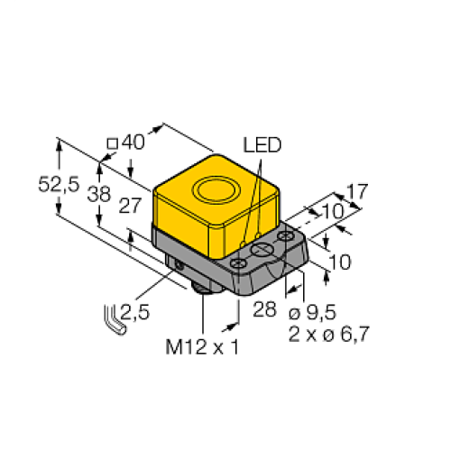 Индуктивный датчик TURCK NI22U-Q40-AP6X2-H1141