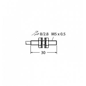 Индуктивный датчик TURCK BI1-EG05-Y1