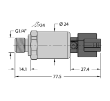 Датчик давления TURCK PT250R-2104-U3-DT043P